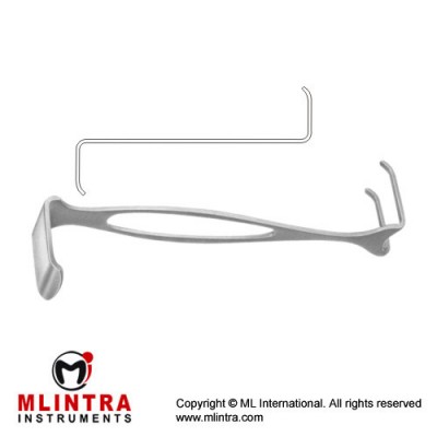 Czerny Retractor Stainless Steel, 17.5 cm - 7" Blade Size 38 x 22 mm - 38 x 22 mm